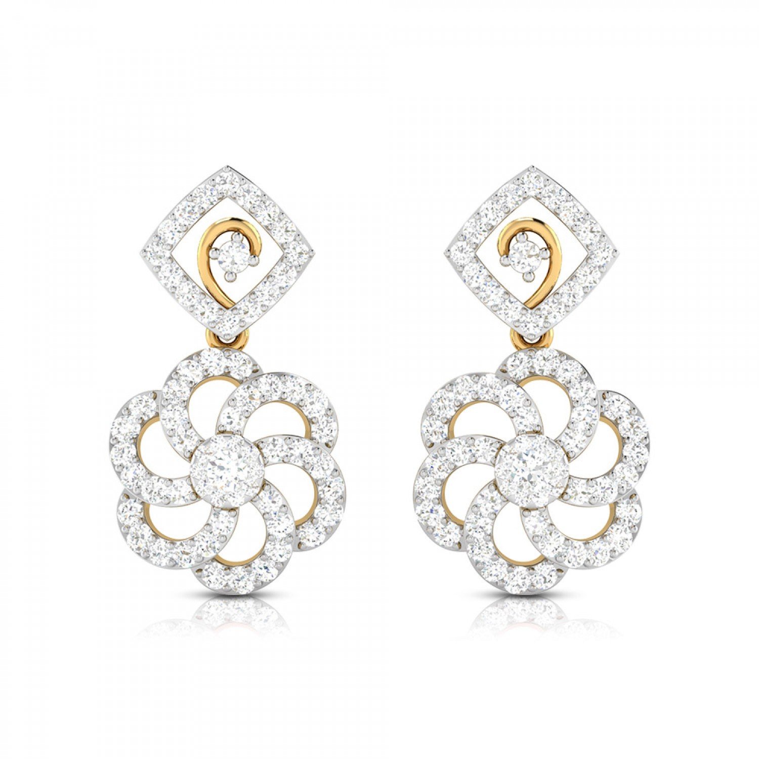 Ice Drop Diamond Earrings