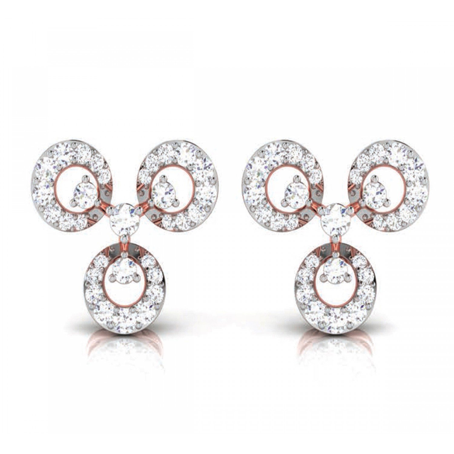 Anthia Twist Diamond Earrings Anthia Twist Diamond Earrings