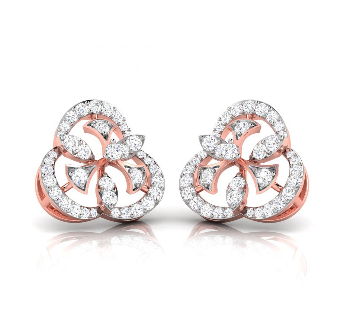 Cluster Diamond Earrings