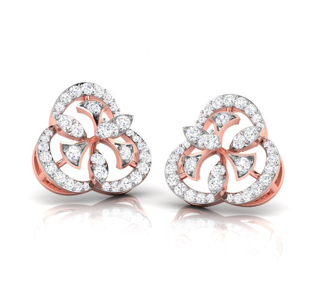 Cluster Diamond Earrings