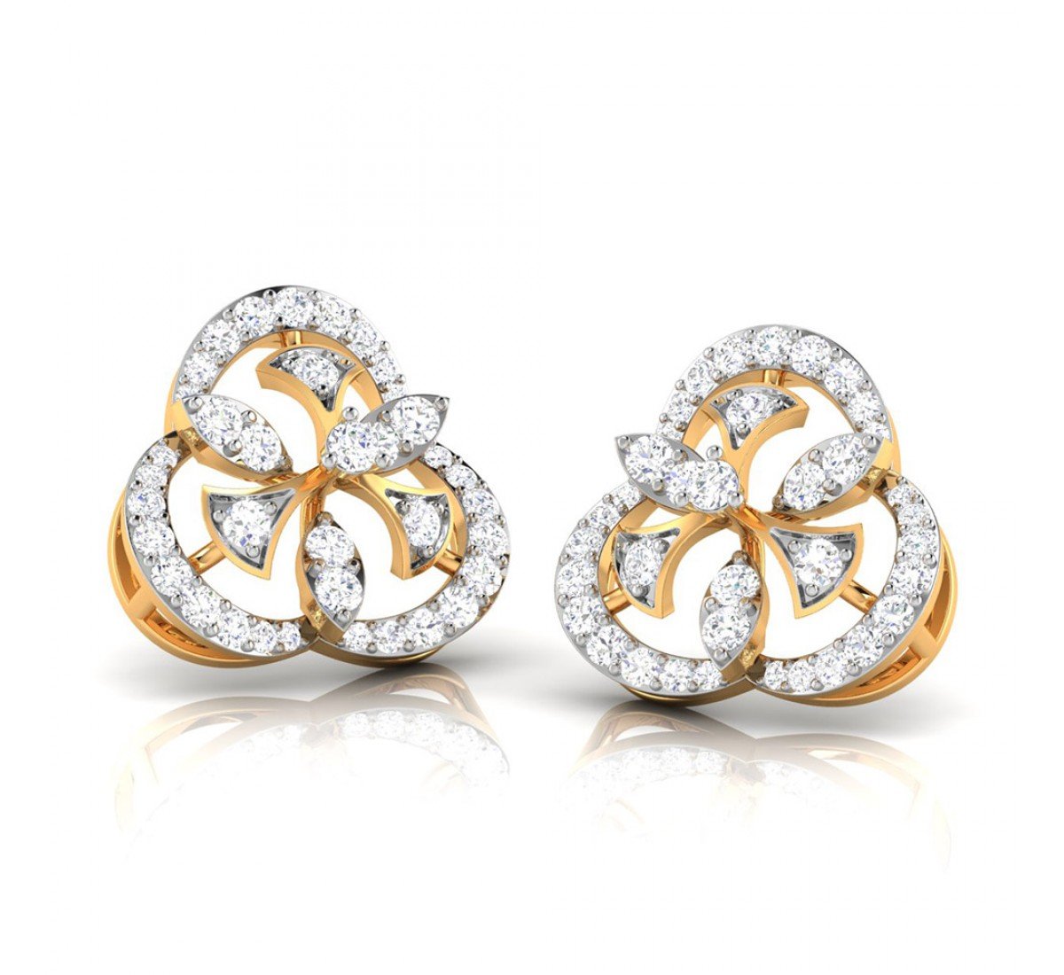 Cluster Diamond Earrings