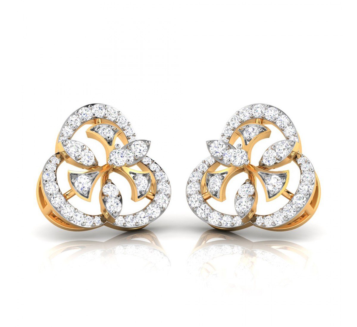 Cluster Diamond Earrings
