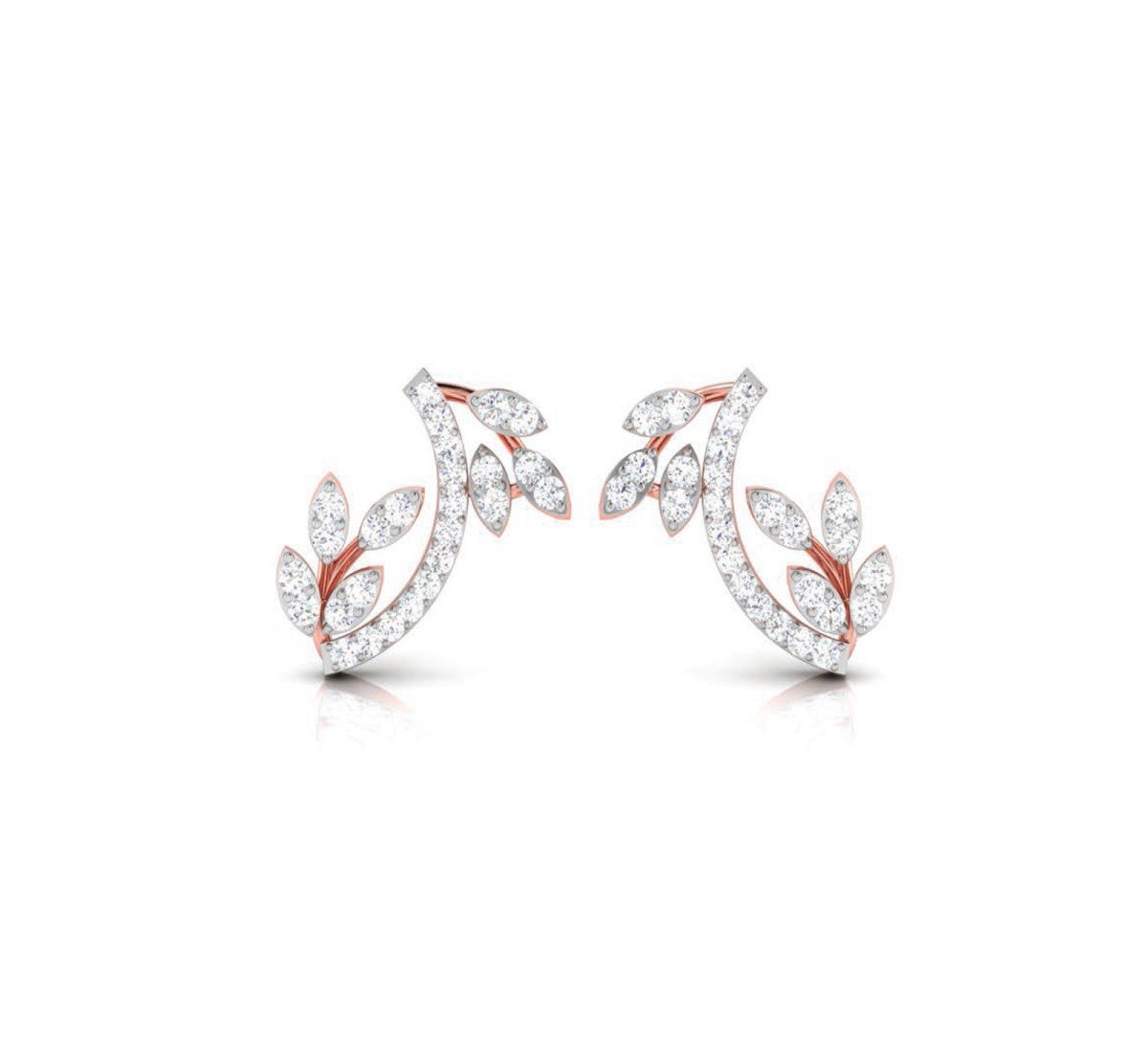 Swerve Diamond Earrings