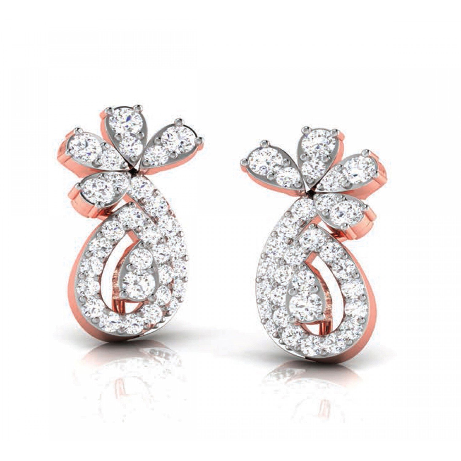 Isabella Zig Diamond Earrings Isabella Zig Diamond Earrings