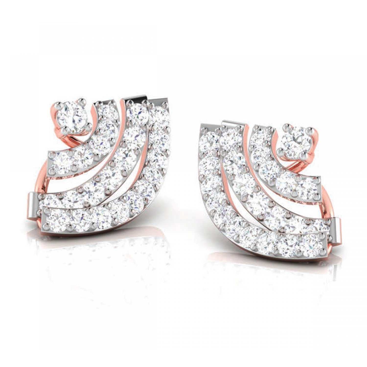 Entangled Diamond Earrings Entangled Diamond Earrings