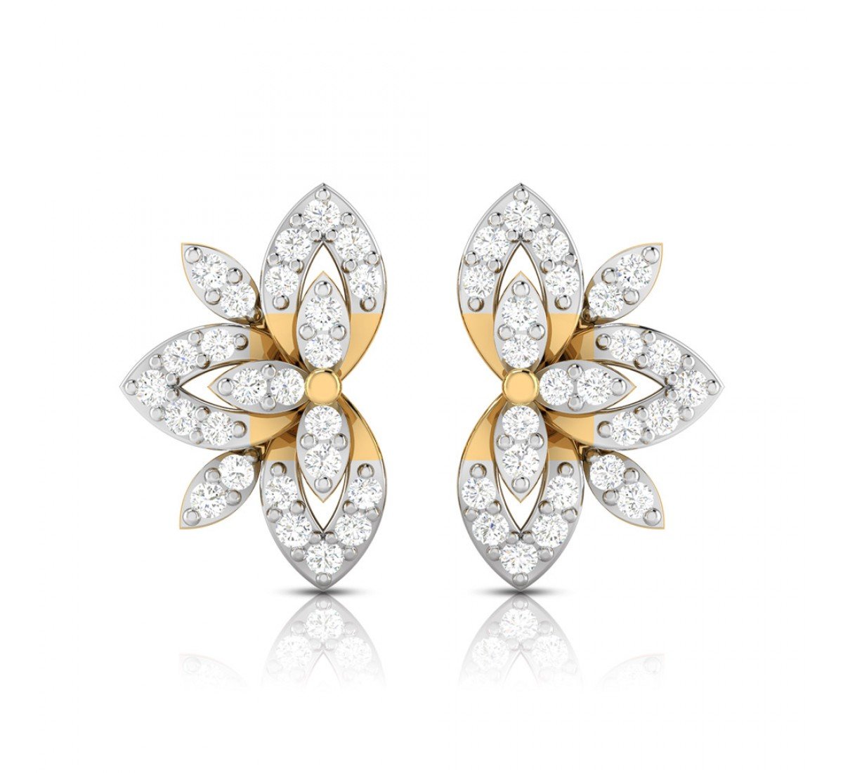 Hug Stud Diamond Earrings