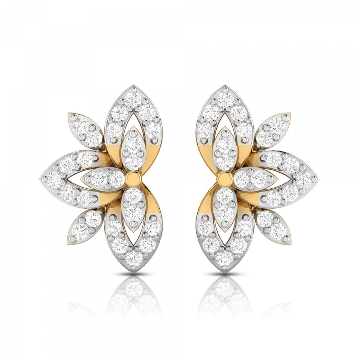 Hug Stud Diamond Earrings
