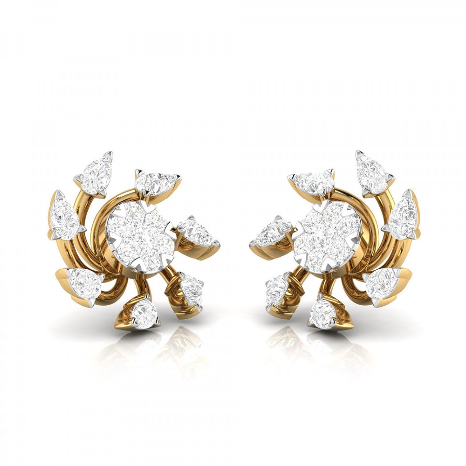 Minimalistic Diamond Earrings