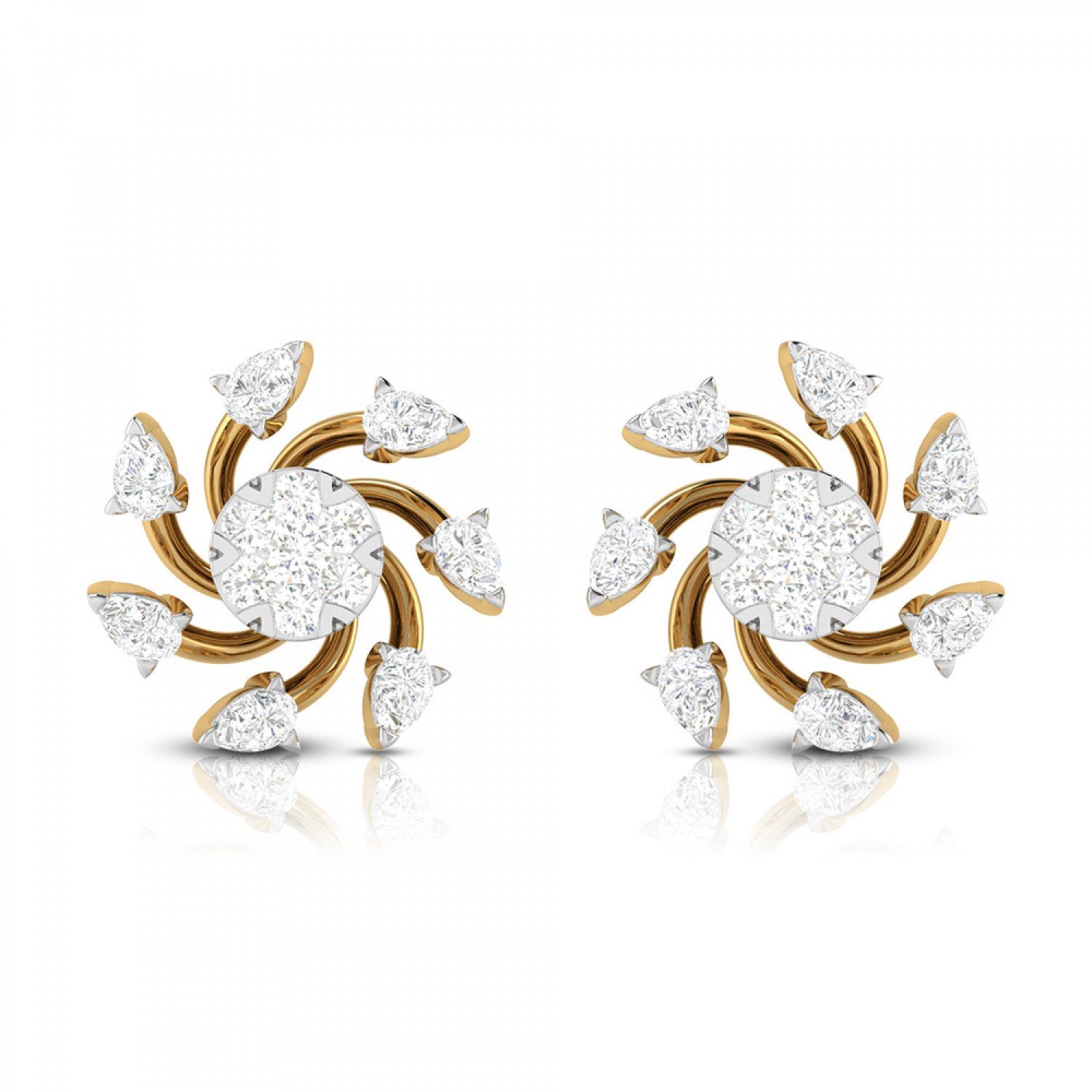 Minimalistic Diamond Earrings Minimalistic Diamond Earrings