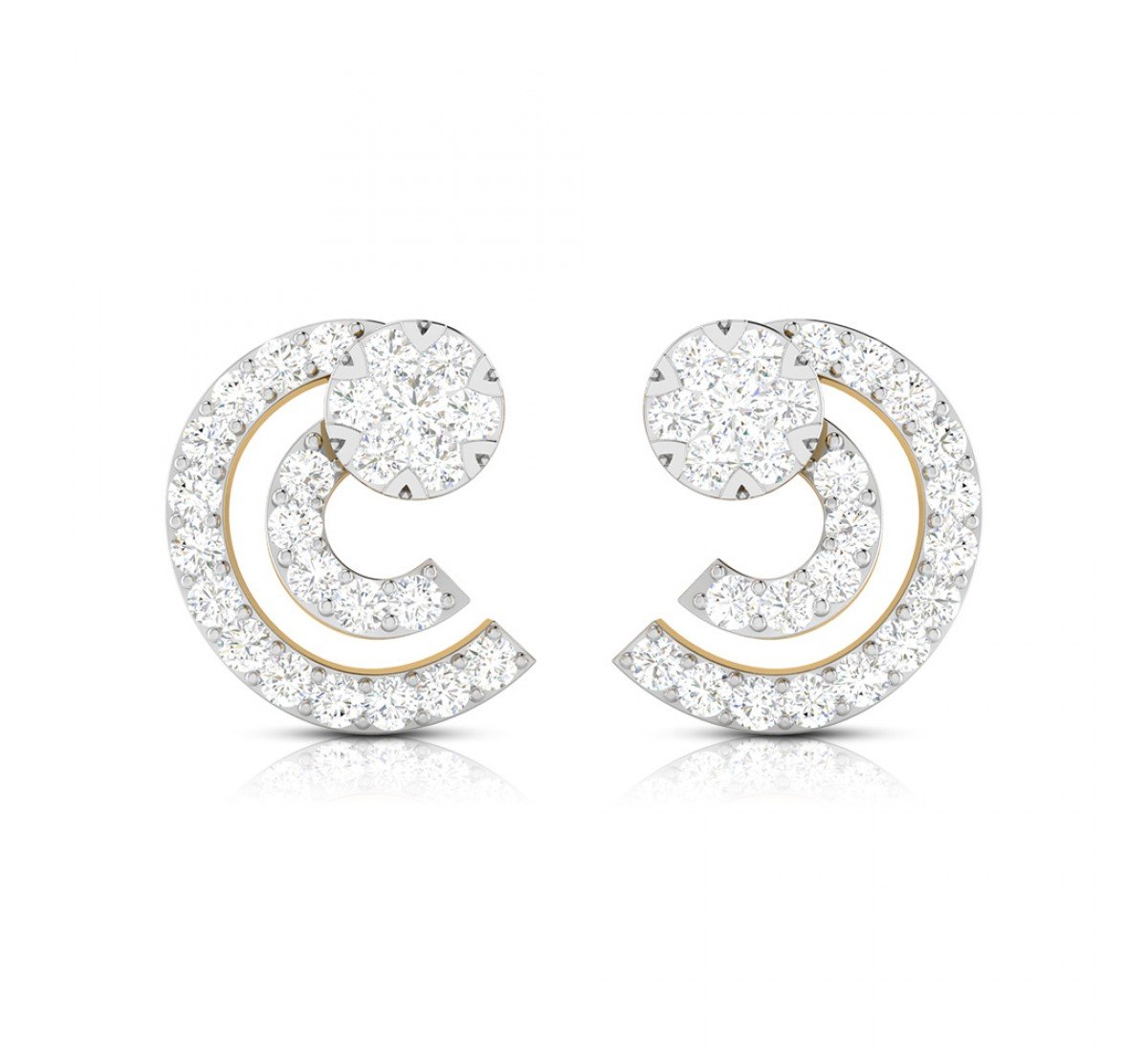 Dorian Stud Diamond Earrings