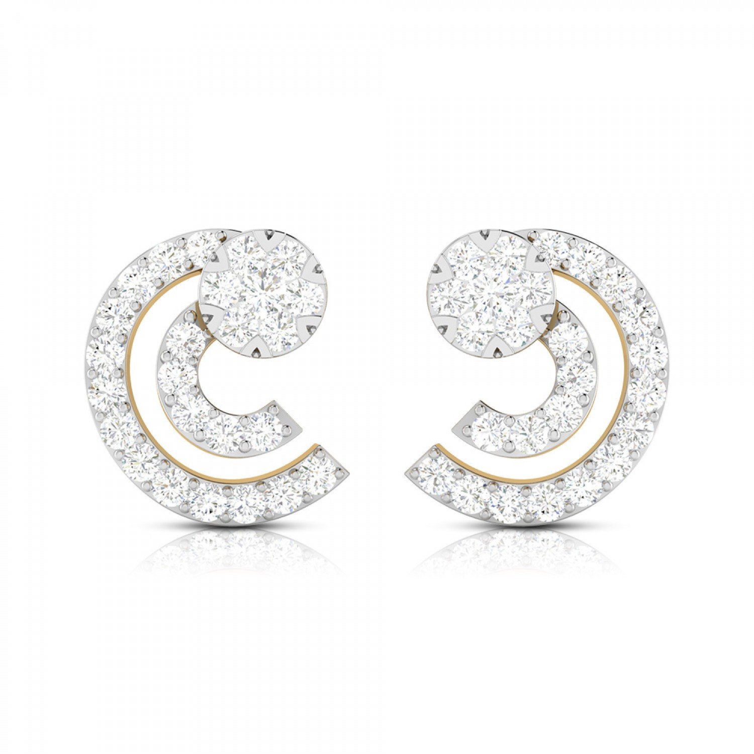 Dorian Stud Diamond Earrings