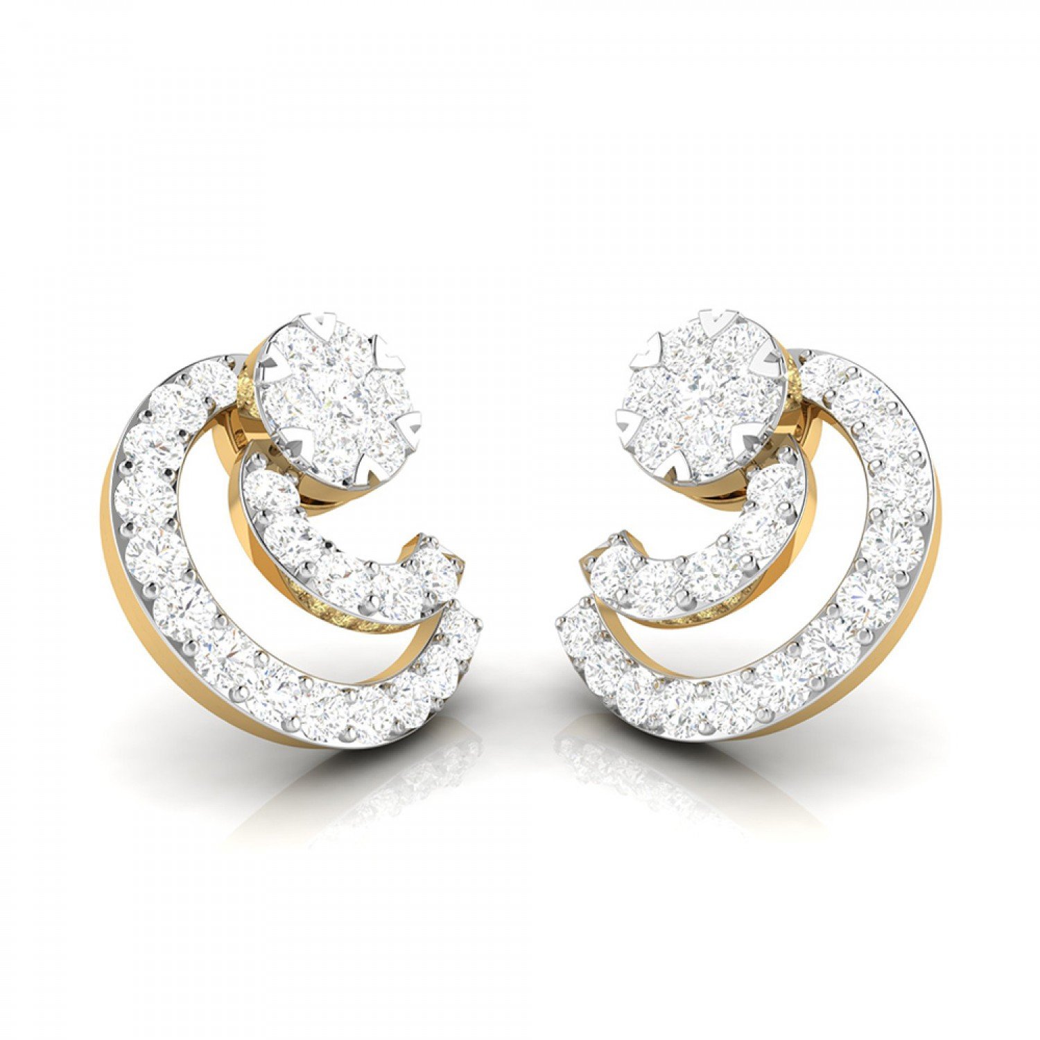 Dorian Stud Diamond Earrings