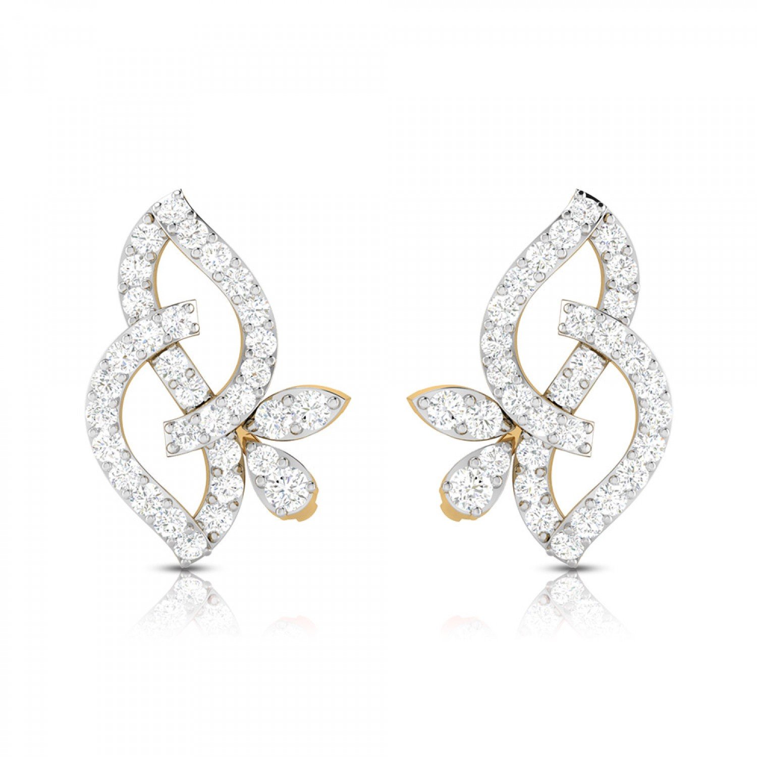 Meria Twist Diamond Stud Meria Twist Diamond Stud