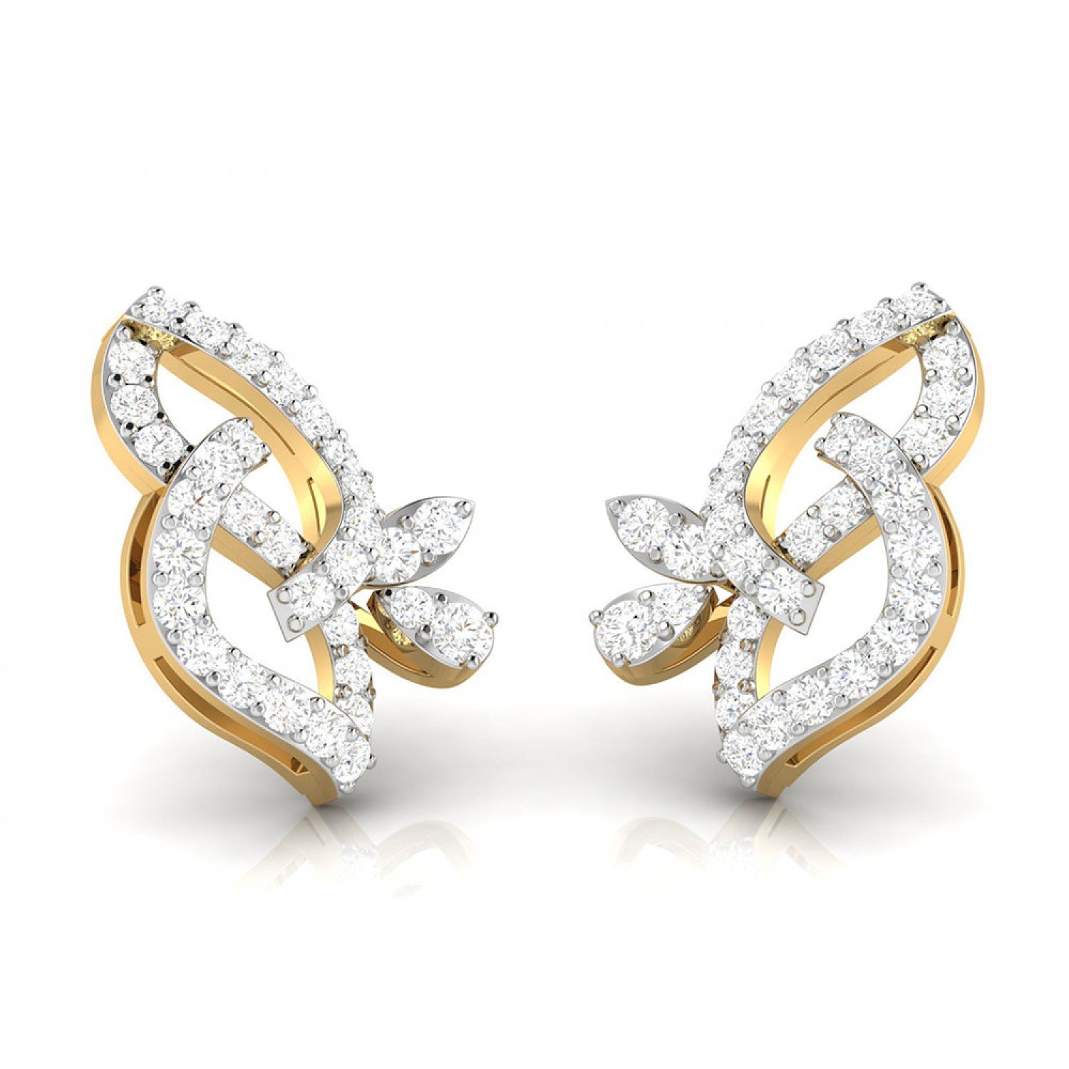 Meria Twist Diamond Stud Meria Twist Diamond Stud