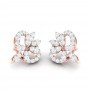 Dazzling Looped Diamond Stud