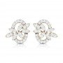 Dazzling Looped Diamond Stud