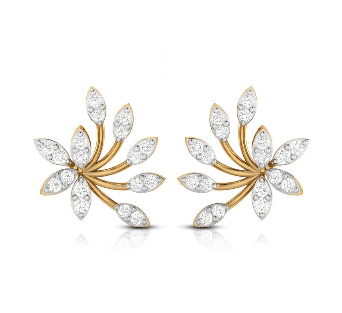 Cushion Wired Diamond Earrings