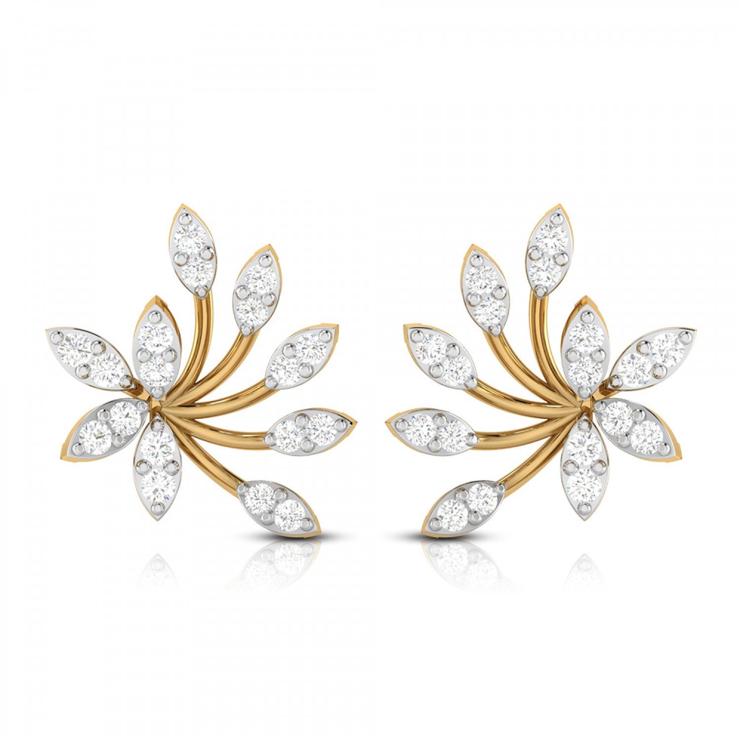Cushion Wired Diamond Earrings