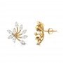 Cushion Wired Diamond Earrings