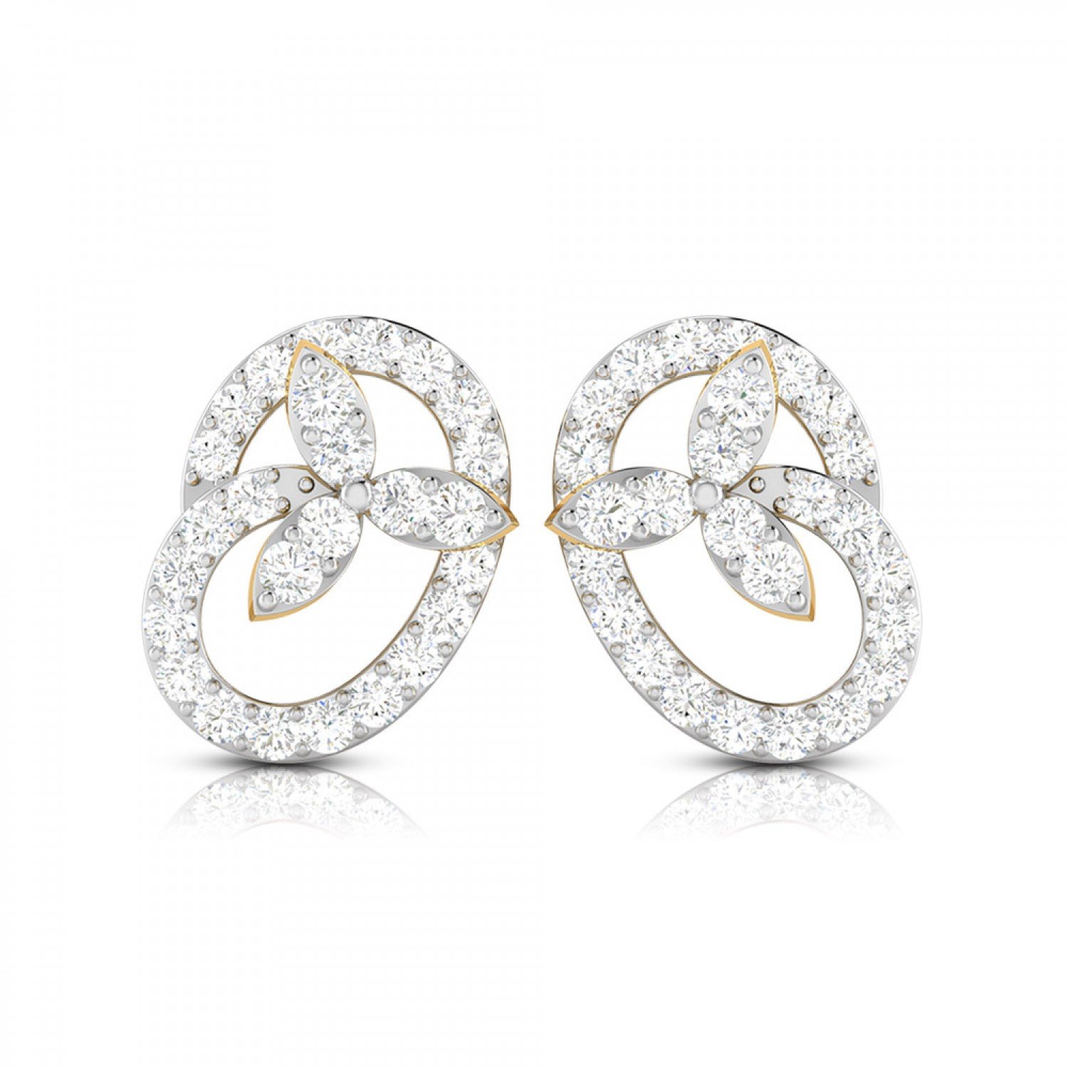 Sudarshana Twist Diamond Stud
