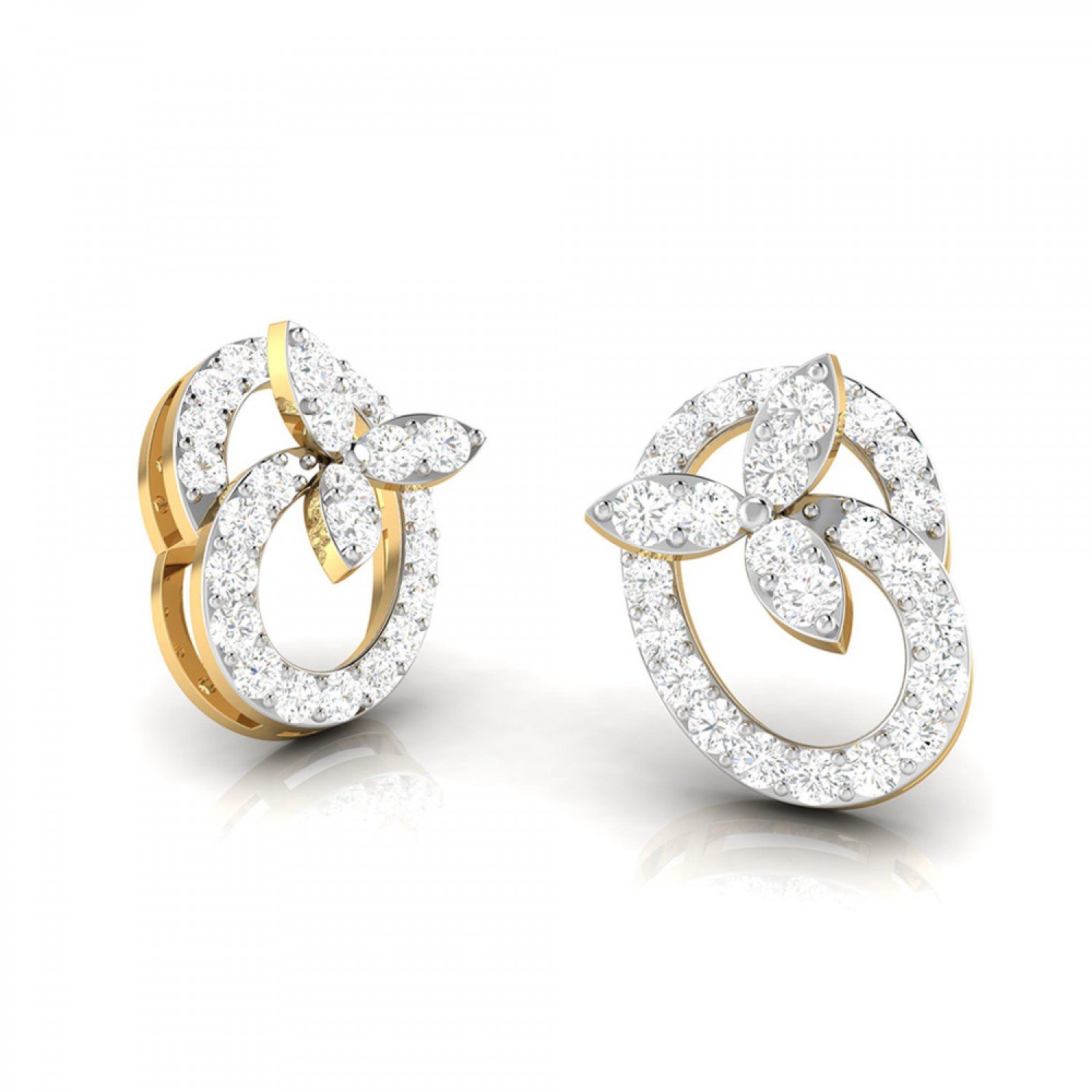 Sudarshana Twist Diamond Stud Sudarshana Twist Diamond Stud