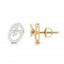 Sudarshana Twist Diamond Stud