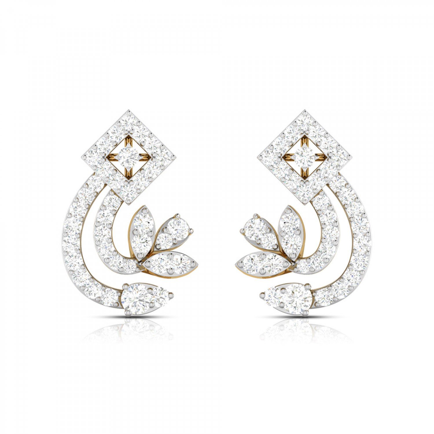 Wing Diamond Studs
