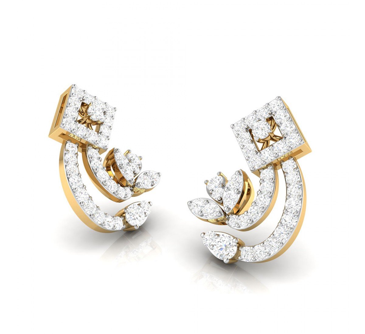 Wing Diamond Studs