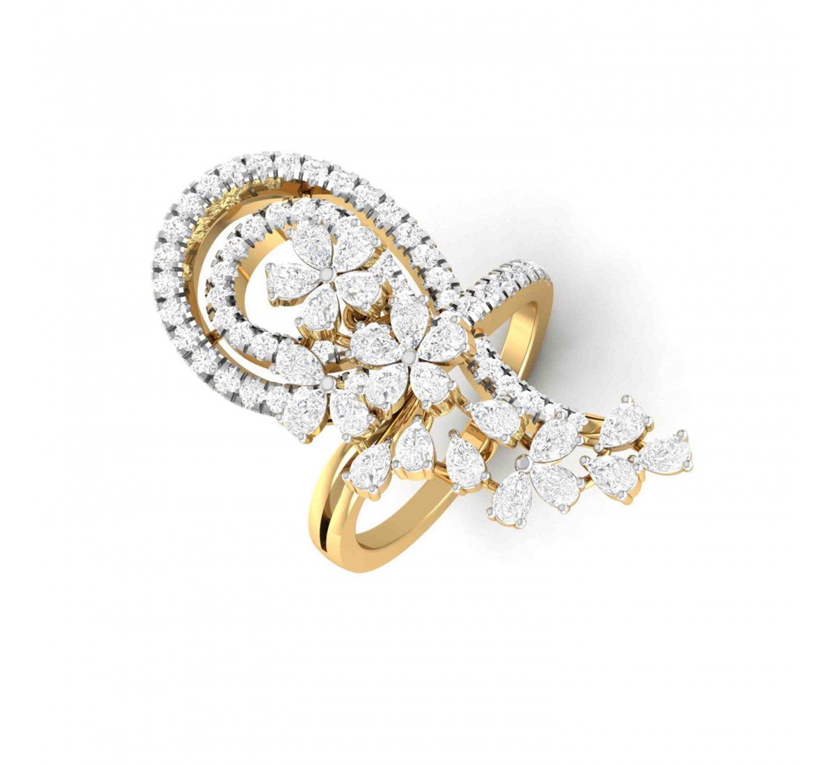 Sharlene Iolite Diamond Ring