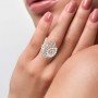 Iolite Diamond Ring