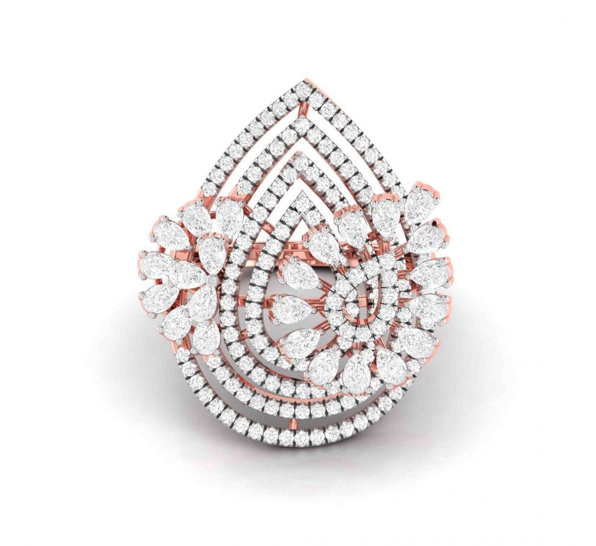 Iolite Diamond Ring