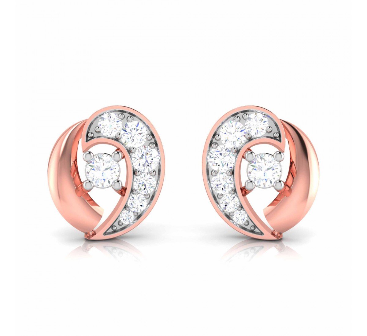 Miracle Plate Diamond Earrings