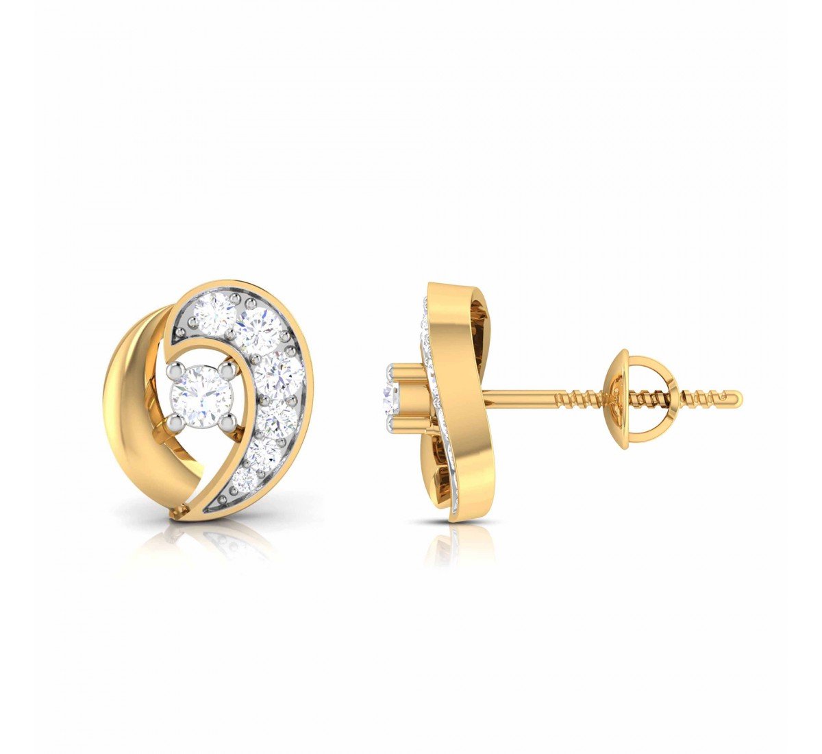 Miracle Plate Diamond Earrings