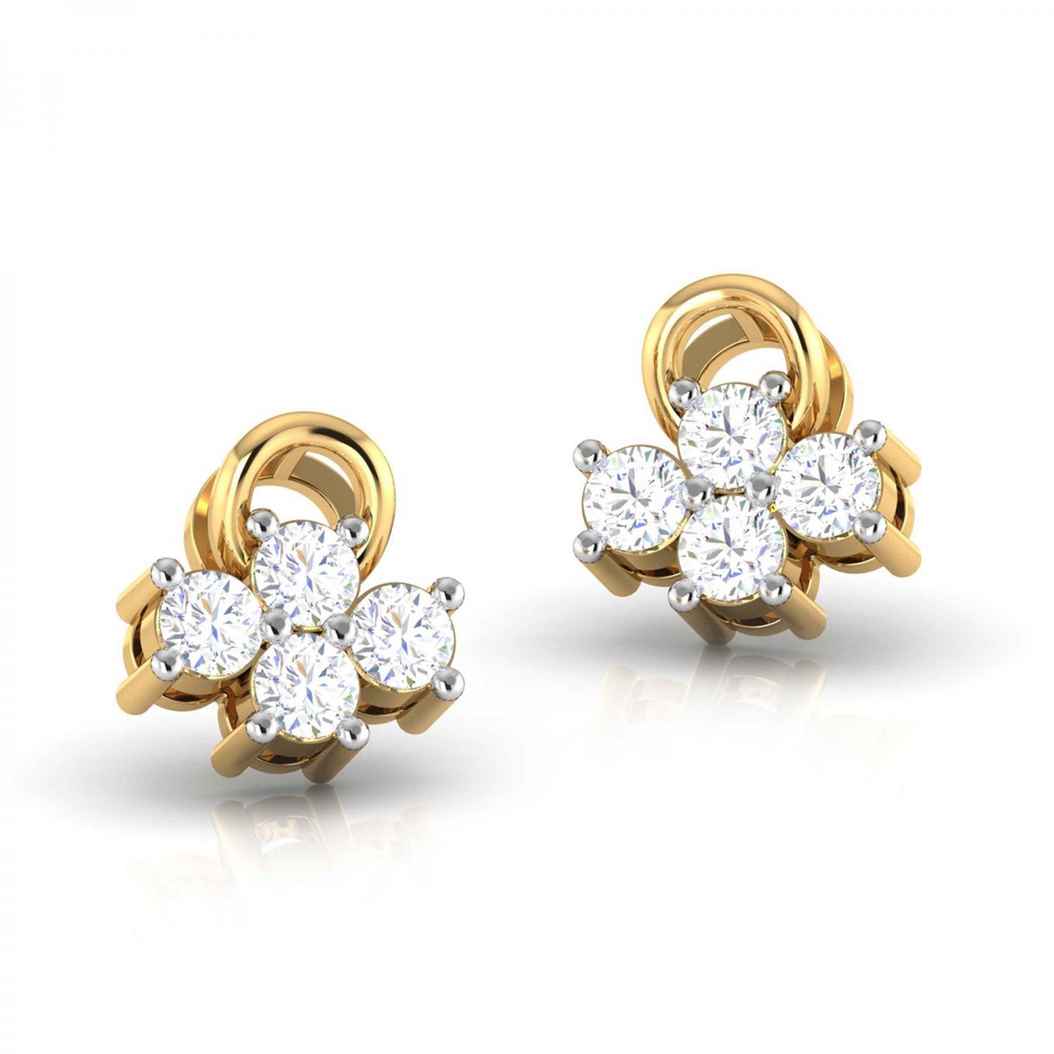 Hug Aroha Glo Diamond Earrings Hug Aroha Glo Diamond Earrings