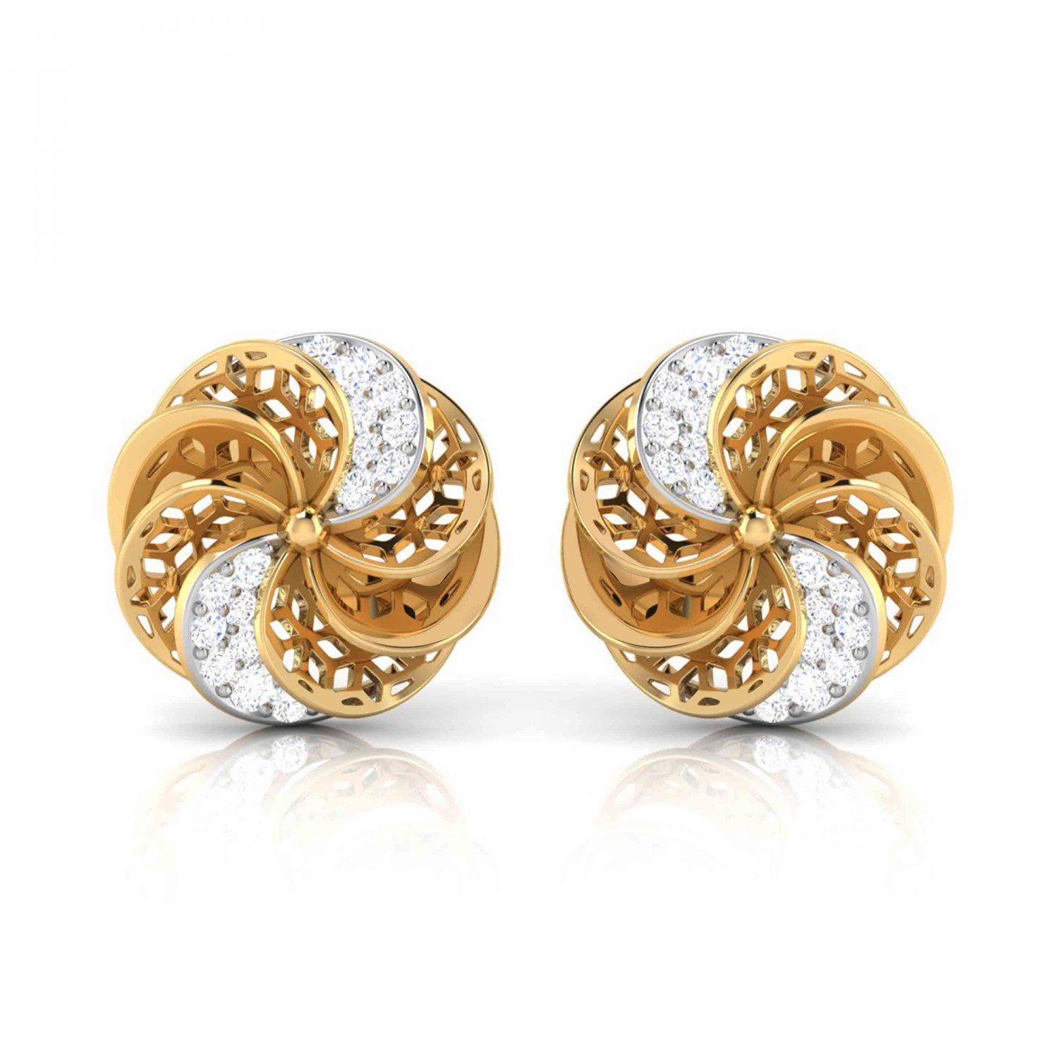 Cecely Dame Diamond Earrings