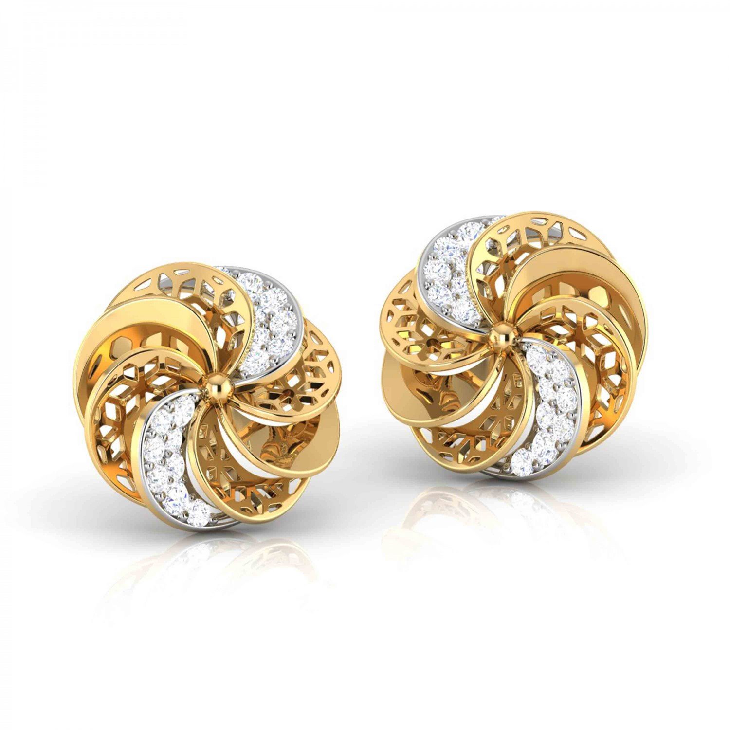 Cecely Dame Diamond Earrings