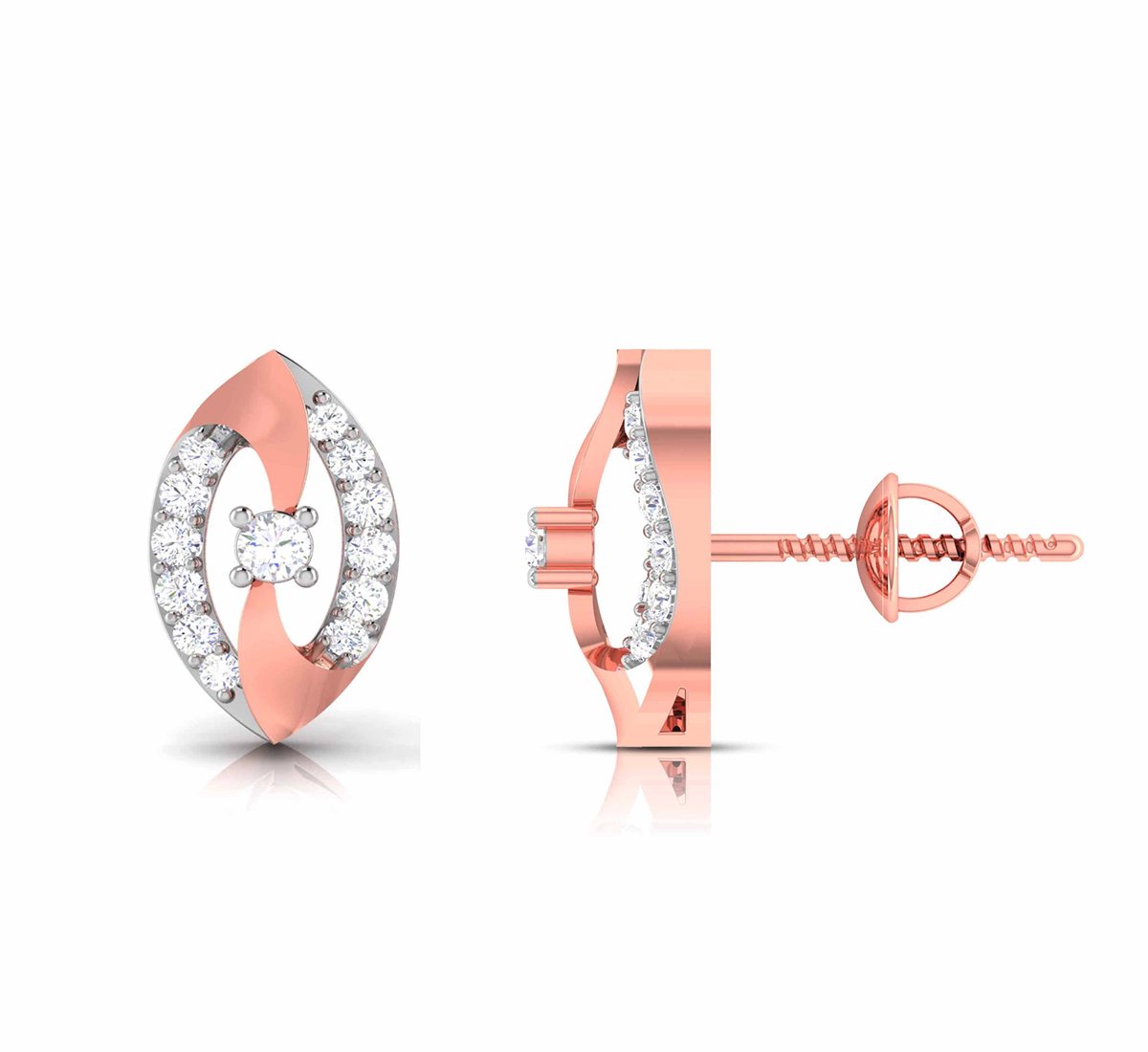 John Ear Diamond Earrings