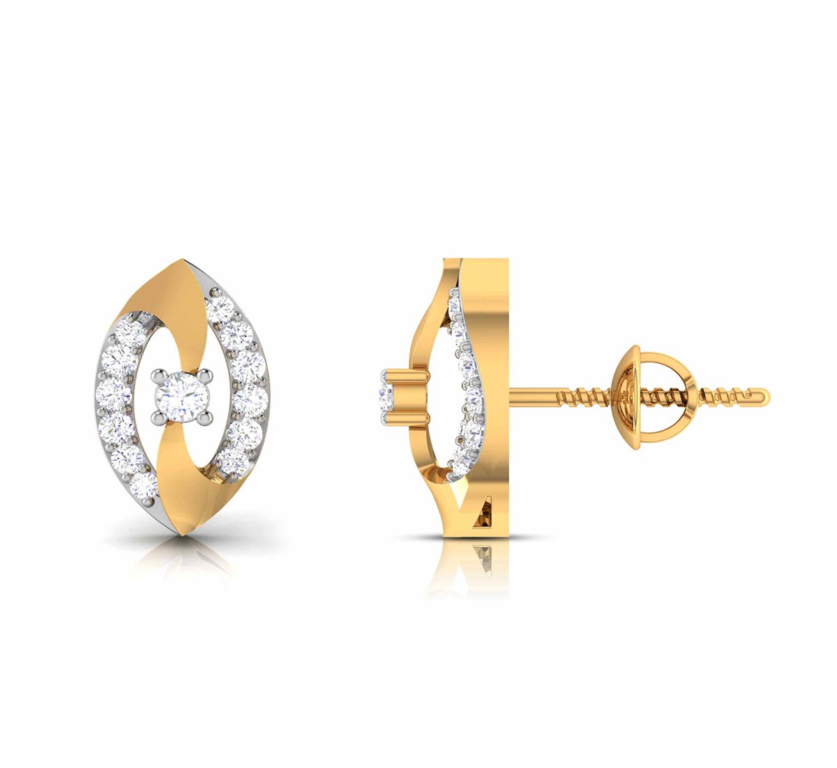 John Ear Diamond Earrings