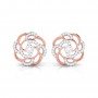 Pave Claw Diamond Earrings
