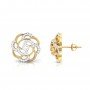 Pave Claw Diamond Earrings