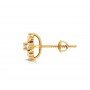 Ribbona Twist Diamond Earrings