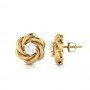 Alpinia Daisy Diamond Earrings