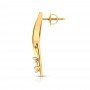 Keisha Spiral Diamond Earrings