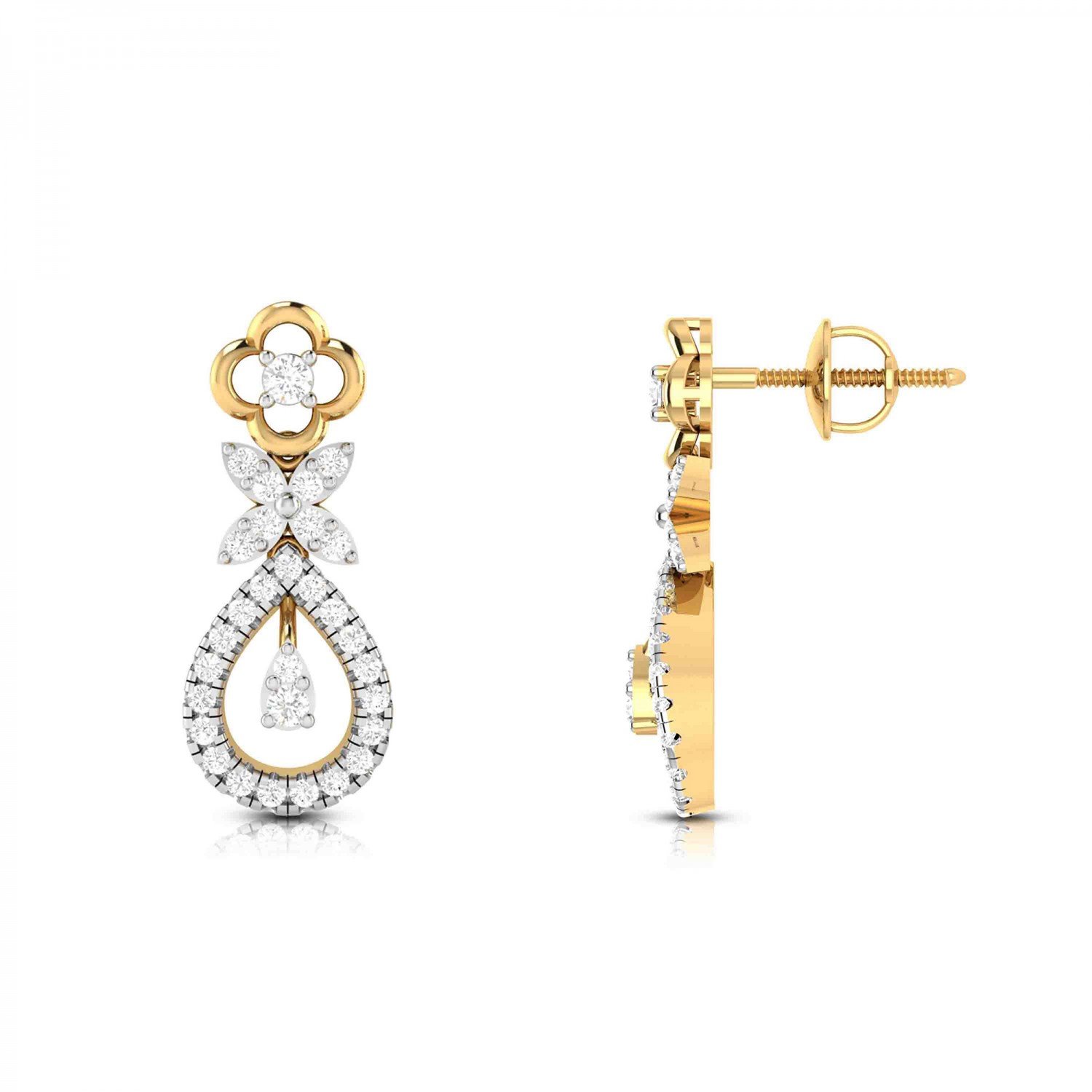 Para Looped Diamond Earrings Para Looped Diamond Earrings