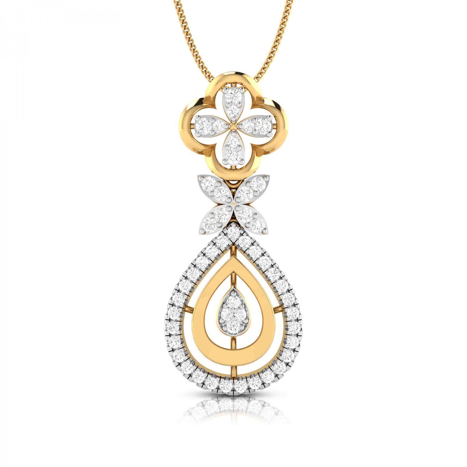 Alina Looped Diamond Pendant Alina Looped Diamond Pendant