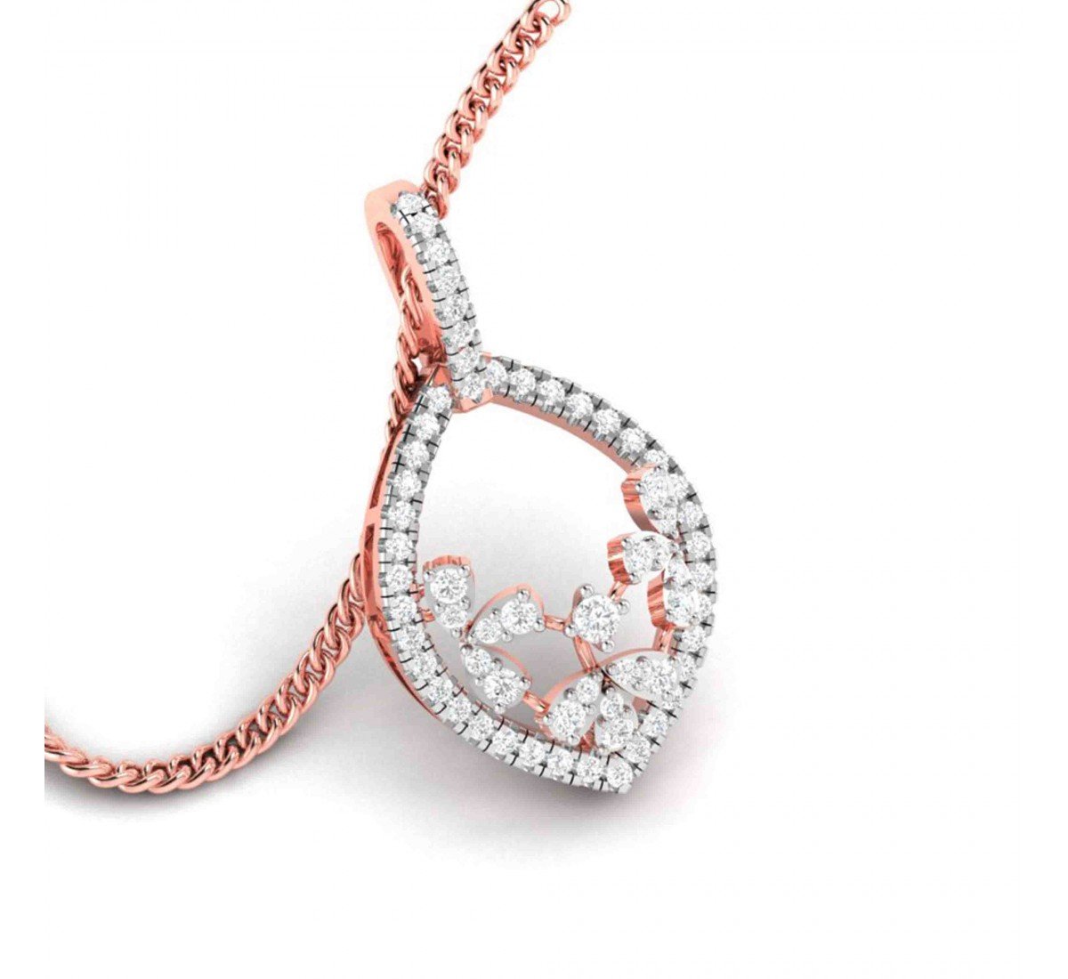 Semra Zig Diamond Pendant