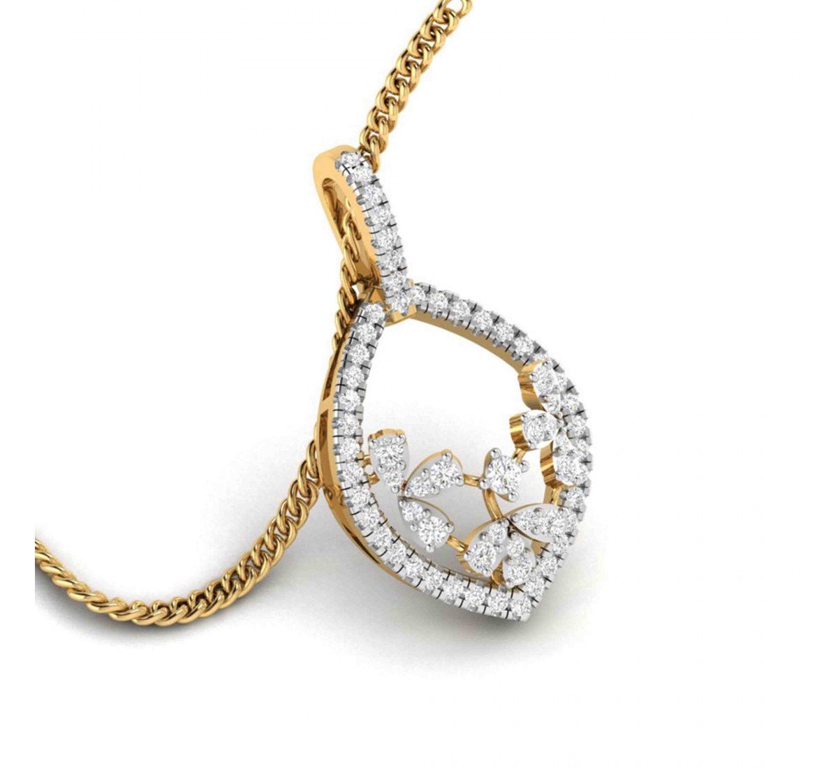 Semra Zig Diamond Pendant