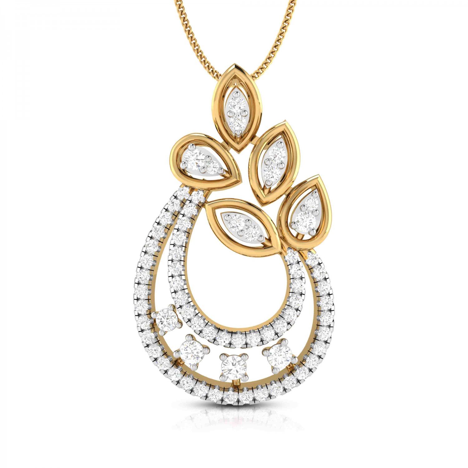 Trio Desire Diamond Pendant