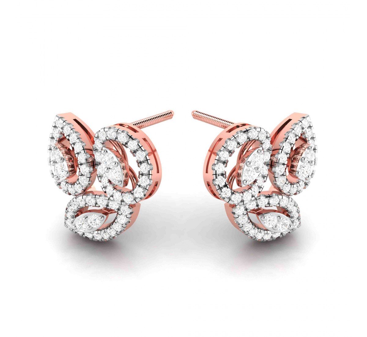 Astra Pixel Diamond Earrings