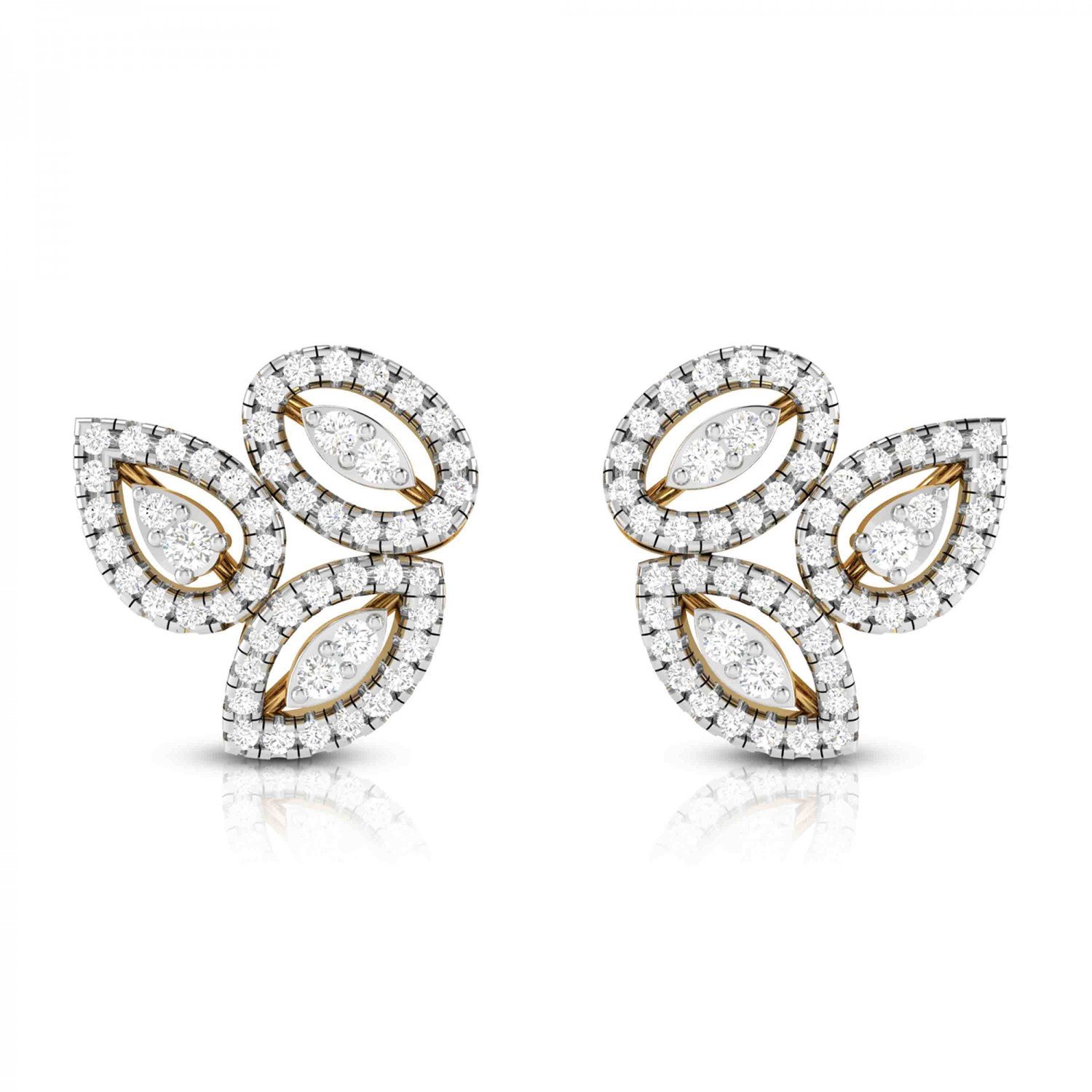 Astra Pixel Diamond Earrings Astra Pixel Diamond Earrings
